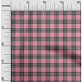 thumbnail image 1 of oneOone Tissu Polyester Lycra à Carreaux Tartan au Mètre 56 Pouces de Large, 1 of 4