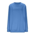 thumbnail image 4 of hotojiny Workout Tops for Women Plus Size Long Sleeve Crewneck Sweatshirt Oversized Lightweight Basic Pullover Fall 2025, 4 of 6