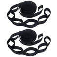 thumbnail image 1 of PENGXIANG 2pcs Hammock Strap Outdoor Camping Tree Hanging Load Bearing Rope (Black), 1 of 9