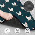 thumbnail image 3 of Lsque Tapis de Sol 4 Pcs Imprimé Poulet Drôle, Doublures en Caoutchouc Résistantes, Design Antidérapant, Protection Automobile Toutes Saisons, Véhicules, Voitures, Camions et SUV, 3 of 7
