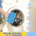 thumbnail image 2 of CUITING 3 Pcs Replacement Microfiber Pad for Universal Commercial 16.5 Inch Mop Head Flat Mop Head Wet & Dry Commercial Cleaning Refills Reusable Mop Refills Fit for Most Microfiber Flat, 2 of 7