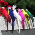 thumbnail image 2 of 35cm Artificial Parrot Animal Bird Lawn Model Ornament Yard Garden Decoration, 2 of 10