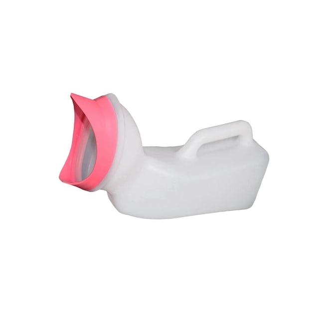 Female Potty Urinal 1000ml Urine Collection Can Bedpans for Ladies Portable Travel Clear