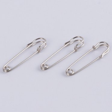 Simple Design Party Banquet 37mm Sweater Fixture Clip Safety Pin Women Shawl Scarf Baby Diaper Fixture Clip Hat Skirt Infant Nappy Clips