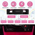 thumbnail image 4 of Patiojoy 12V Kids Ride On Car Electric Vehicle Jeep with Parental Remote Music Horn Headlights Slow Start Function Pink, 4 of 10