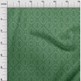 thumbnail image 3 of oneOone Rayon Green Fabric Geometric Sewing Material Print Fabric By The Yard 56 Inch Wide, 3 of 4