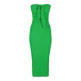 thumbnail image 4 of Birdeem Robe Mini Ajustée Sans Manches Col en V Unie Décontractée Confortable pour Femmes, 4 of 5