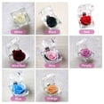 thumbnail image 2 of Amdohai Vraie Fleur de Rose Préservée dans une Boîte Transparente Rose Éternelle Parfumée, 2 of 7