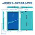 thumbnail image 3 of For Lenovo Tab M10 FHD Plus TB-606FXM 10.3 Inch Tablet Cover Soft Silicone Rugged Case Turquoise Lenovo M10 Plus 10.3, 3 of 6