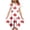 Blanc, variante sur Robe d'Été pour Fille Enfant Tout-Petit Filles Fête du Canada Feuille d'Érable Drapeau Imprimé Manches Volantées Robe Florale Robe Ado Fille Blanc 6 Ans-7 Ans