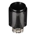 thumbnail image 2 of Exhaust Tail Pipe,Car Modification Universal Carbon Car Rear Exhaust Pipe Car Exhaust Tip Sleek Aesthetic, 2 of 8