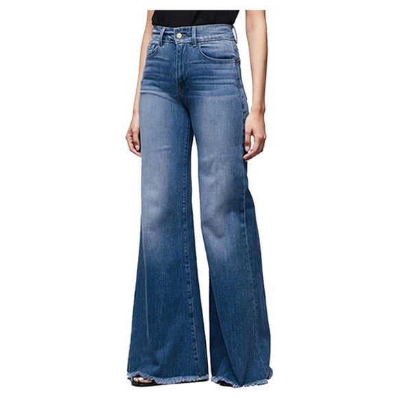 Bigersell Skinny Jeans for Women High Waist Boyfriend Jeans Discount Ladies High Waisted Jeans Slim Boot Cut Denim Pants Ripped Distressed Jeans Straight Mid Waist Ankle Length Pants Style J-74 Navy M