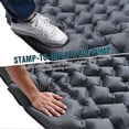 thumbnail image 3 of Camping Sleeping Self Inflating Mattress: Thickened Lightweight Single Camping Inflatable Bed And Attachable Double Camping Mat And Compact Inflatable_Perfect Gift, 3 of 5