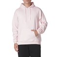 thumbnail image 2 of Hanes Mens EcoSmart Fleece Hoodie, XL, Pale Pink, 2 of 4