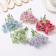 thumbnail image 4 of MesaSe 10Pcs Artificial Flower Realistic Decorative Exquisite Bridal Headgear Fake Hydrangea Wedding Decor, 4 of 10