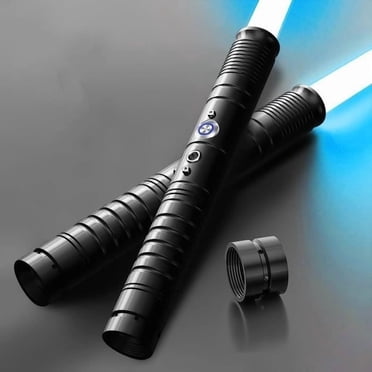 Lightsaber, Set of 2 Professional V10 RGB Lightsaber 7 Colors Changeable, Smooth Swing Metal Dueling Lightsaber