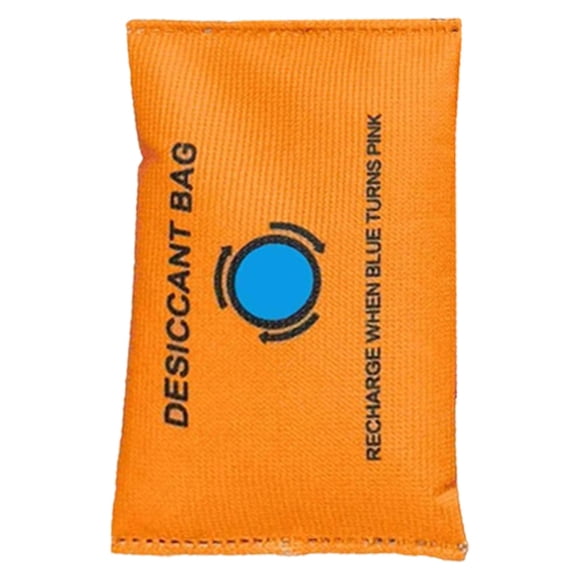 Reusable Moisture Absorber, 3.5oz Dehumidifier Bags for Closet, Car, RV, Closet, Basement, Reactivated in Microwave with Colour Indicator, Desiccant Packets, 1 Pcs