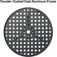 thumbnail image 4 of Royalbelle 24inch Round Black Cast Aluminum Bistro Table, Outdoor Coffee Table, 4 of 8