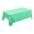 thumbnail image 2 of HHBEAUTY Rectangle Vinyl Tablecloth, Waterproof Spillproof Plastic Backed Table Cloth, Wipe Clean Table Cover for Dining, Buffet Parties and Camping (54" x 72"), 2 of 7