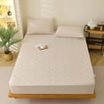 thumbnail image 1 of Naittoop Water Proof Bed Hats Single Piece Thickened Cotton Mattress Protector Fall And Winter Bedspread Bed Sheet, 1 of 6