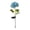 Blue, variant on Birdeem Solar Hydrangea Garden Stake Lights, Outdoor Artificial Flowers LED Solar Powered, Waterproof Decorative Lawn Lights for Patio, Yard and Pathways