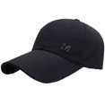 thumbnail image 1 of Baseball Hat Adjustable Extended Brim M Letter Decoration Sun Protection Sports Hat Summer Sports Supply, 1 of 10