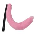thumbnail image 1 of Visland Cosplay Fake Fox Tail Soft Fuzzy Plush Solid Color Adjustable Waist Circumference Elastic Band Performance Club Dance Paty Costumes Prop Artificial Tail, 1 of 8