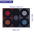thumbnail image 2 of Unique Bargains Basketball Training Mat Rubber Basketball Footstep Pad Training System Pace Ball Control120cm*86cm*2.5mm, 2 of 7