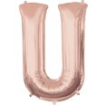 thumbnail image 2 of Amscan 3658401 Supershape Letter 'U' Or Rose, 2 of 2