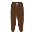 thumbnail image 3 of Pisexur Womens Sweatpants Ribbed Straight Leg Sweatpants High Waist Workout Jogging Pants Trendy Casual Solid Color Sweat Pants Baggy Comfort Drawstring Wide Leg Pants Loungewear with Pockets, 3 of 6