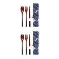 thumbnail image 2 of Maytalsory Set School Student Chopstick Fork Spoon Flatware with Storage Bag Type 5 2Set, 2 of 6