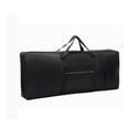 thumbnail image 1 of lionlar 61 Keys Keyboard Gig Bag Electric Piano Case for Audio Cables Pedals Outdoor with Yellow Strip, 1 of 9