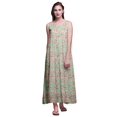 thumbnail image 1 of Bimba Robe de Nuit en Rayonne pour Femmes Maxi Imprimée Tenue de Sommeil Robe de Nuit-TP, 1 of 5