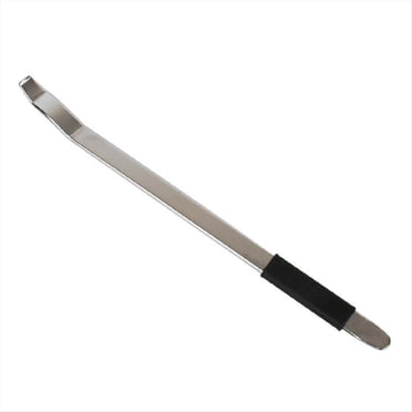 Outil de Levage de Perles pour Pneus de Voiture Cuillère à Pneu, Outil de Démantèlement de Manteau de Pneu Changeur de Pneu, Levier de Pneu, 1x Levier de Pneu, Argent&Noir