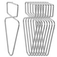 thumbnail image 1 of 100Pcs Figure 8 Ceiling Hooks Durable Squeeze Hangers Clips for Office and Home Use, 1 of 9