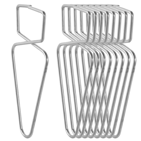 100Pcs Figure 8 Ceiling Hooks Durable Squeeze Hangers Clips for Office and Home Use
