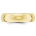 thumbnail image 3 of Bande Demi-Ronde en Or Jaune 10K 6mm Taille 6.5, 3 of 4