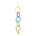 thumbnail image 1 of Parrot Exercise Toy with Climbing Swing Rings for Small Birds Budgie Lovebird Cage Activity Play Gym, 1 of 4