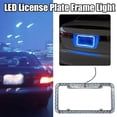 thumbnail image 4 of 12V Car Neon License Frame LED Light Front Rear License Universal Holder M1N3, 4 of 8