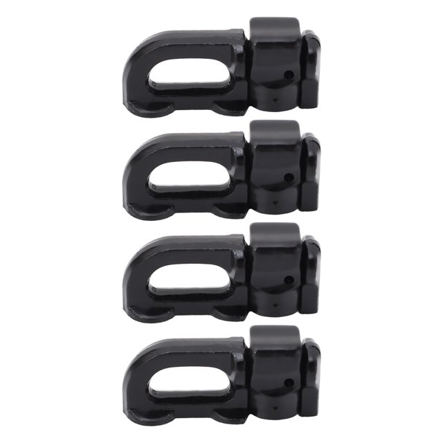 Raccord Double L, Lot de 4 Robustes pour Lit de Camion, Remorque, Pickup RV ATV, Raccord en L en Acier au Carbone