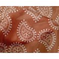 thumbnail image 5 of oneOone Silk Tabby Medium Orange Fabric Block Sewing Craft Projects Fabric Prints By Yard 42 Inch Wide, 5 of 5