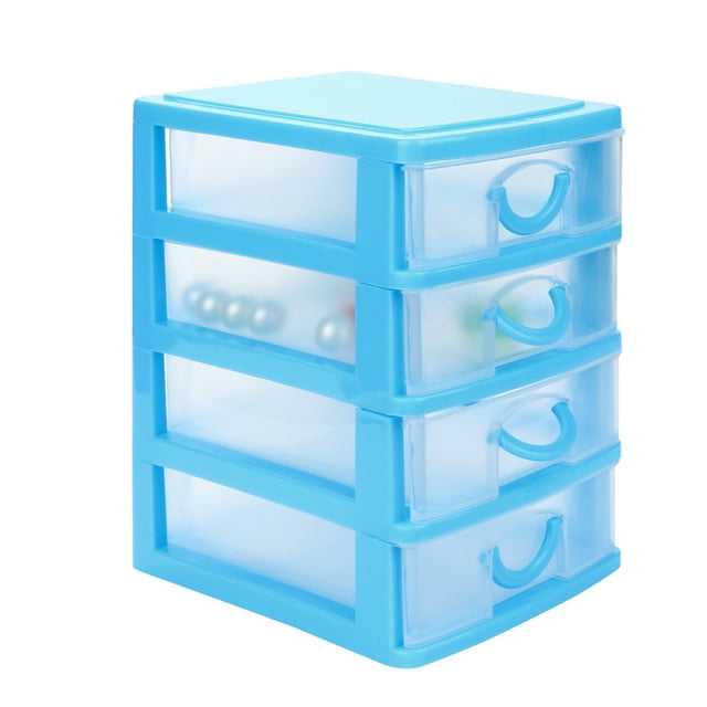 AHMT Storage Bins,Storage Containers, Storage Organizer Bins, Plastic Storage Bin Tote Organizing Container Drawer,for Shelves Drawers Desktop Closet Playroom Classroom Office(B)