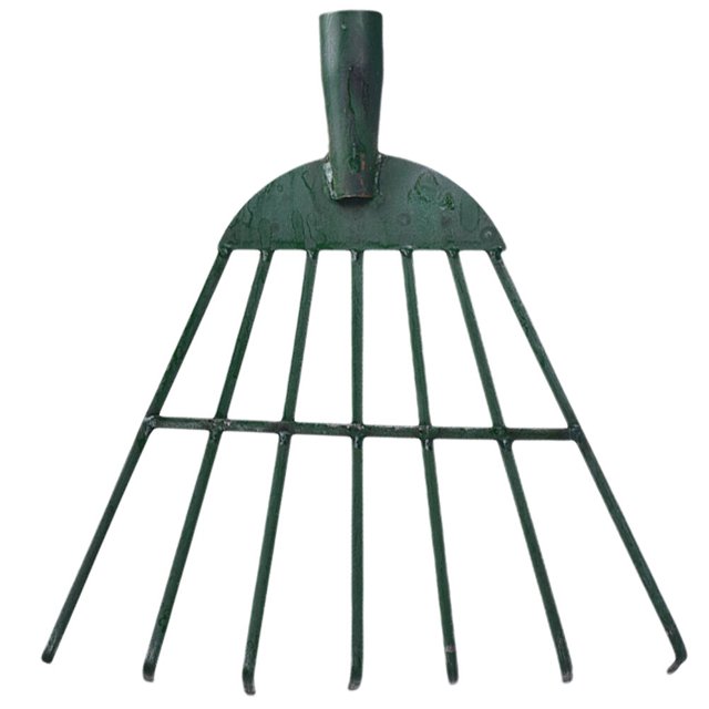 Plowing Grass Rake Farm Agricultural 7-toothed Rake Gardening Tool Without Handle
