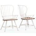 thumbnail image 1 of Baxton Studio Chaise de Salle à Manger Longford Windsor Blanche (Ensemble de 2), 1 of 4