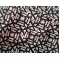 thumbnail image 4 of oneOone Silk Tabby Fabric Geometric Block Printed Craft Fabric BTY 42 Inch Wide, 4 of 4