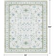 thumbnail image 2 of Tapis Hazo Haus Lavable Vert Crème 7x9, 2 of 7