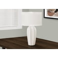 thumbnail image 1 of Monarch Specialties Lighting, 27"h, Table Lamp, Cream Ceramic, Ivory / Cream Shade, Modern, 1 of 6
