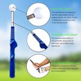 thumbnail image 3 of LJNYFDC Golf Training Tool Telescopic Golf Swing Practice Trainer Non slip Rubber Handle Ergonomic Grip Aid Golf Training, 3 of 7