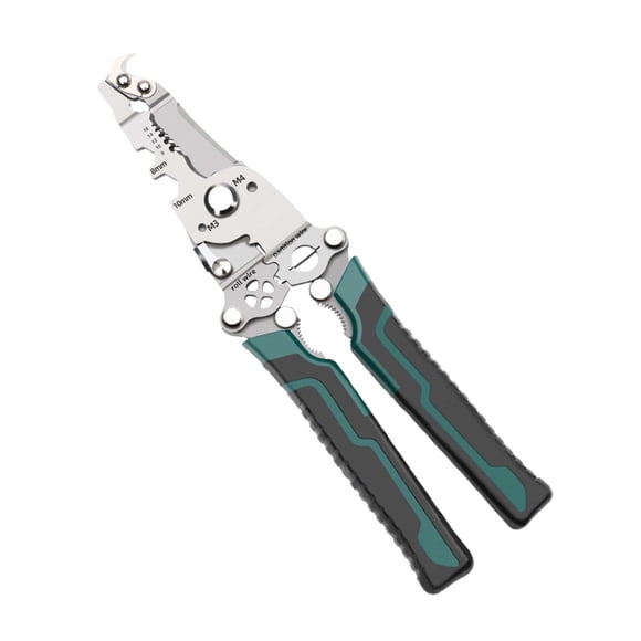 18-in-1 Multifunctional Folding Electrician Tool with Wire Stripping Crimping and Cutting Functions for and DIY Use