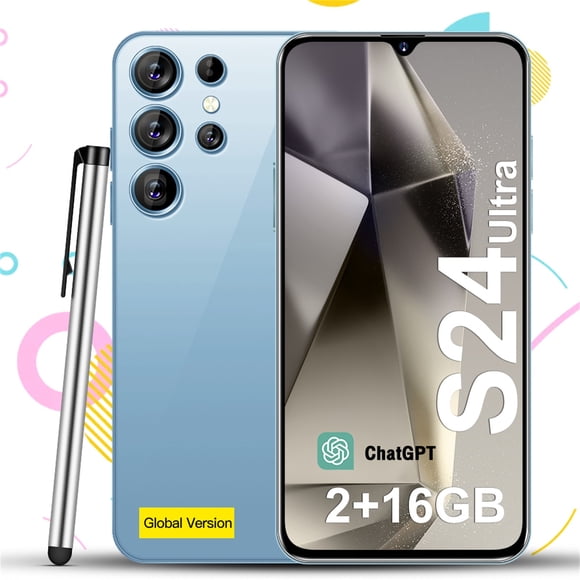 Téléphone Intelligent Android Déverrouillé TopLLC 16 Go ROM 2 Go RAM Téléphone Android 6,5 Po HD Téléphone Cellulaire Système d'Appareil Photo 13MP Téléphone 3520mAh Téléphone Intelligent Grand Stockage un Téléphone Intelligent